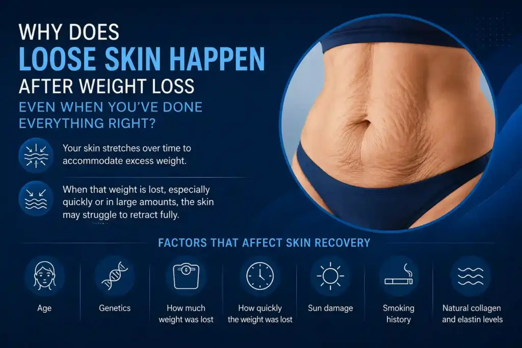 Why Does Loose Skin Happen After Weight Loss Even When You’ve Done Everything Right Ramsgate?